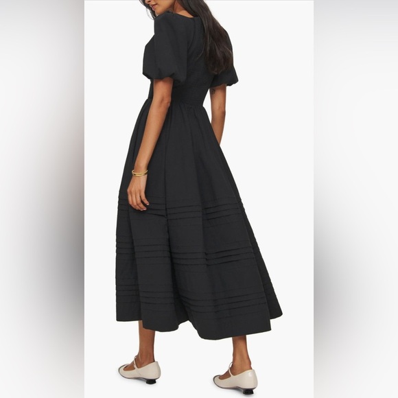 NEW Reformation Everlyn Black Maxi Dress Size 2 B2807 - Picture 3 of 6
